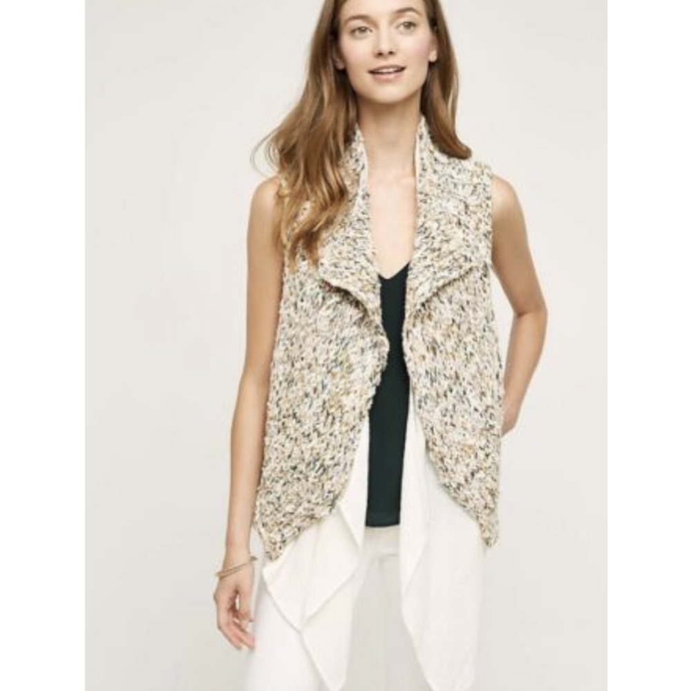 Anthropologie Knitted & Knotted Caprea vest - Picture 4 of 11
